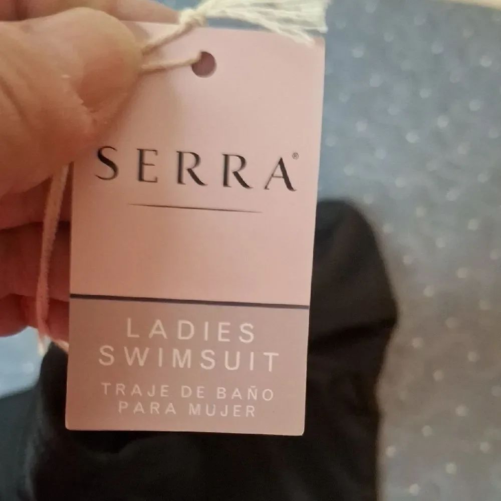 Serra Elegant Black Women's Swimsuit size medium NWT - Picture 4 of 6